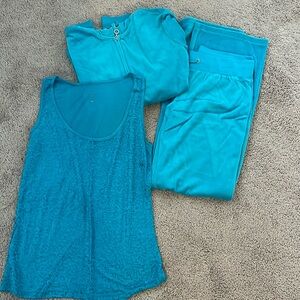 NY and Co Two piece cotton polyester set with tank